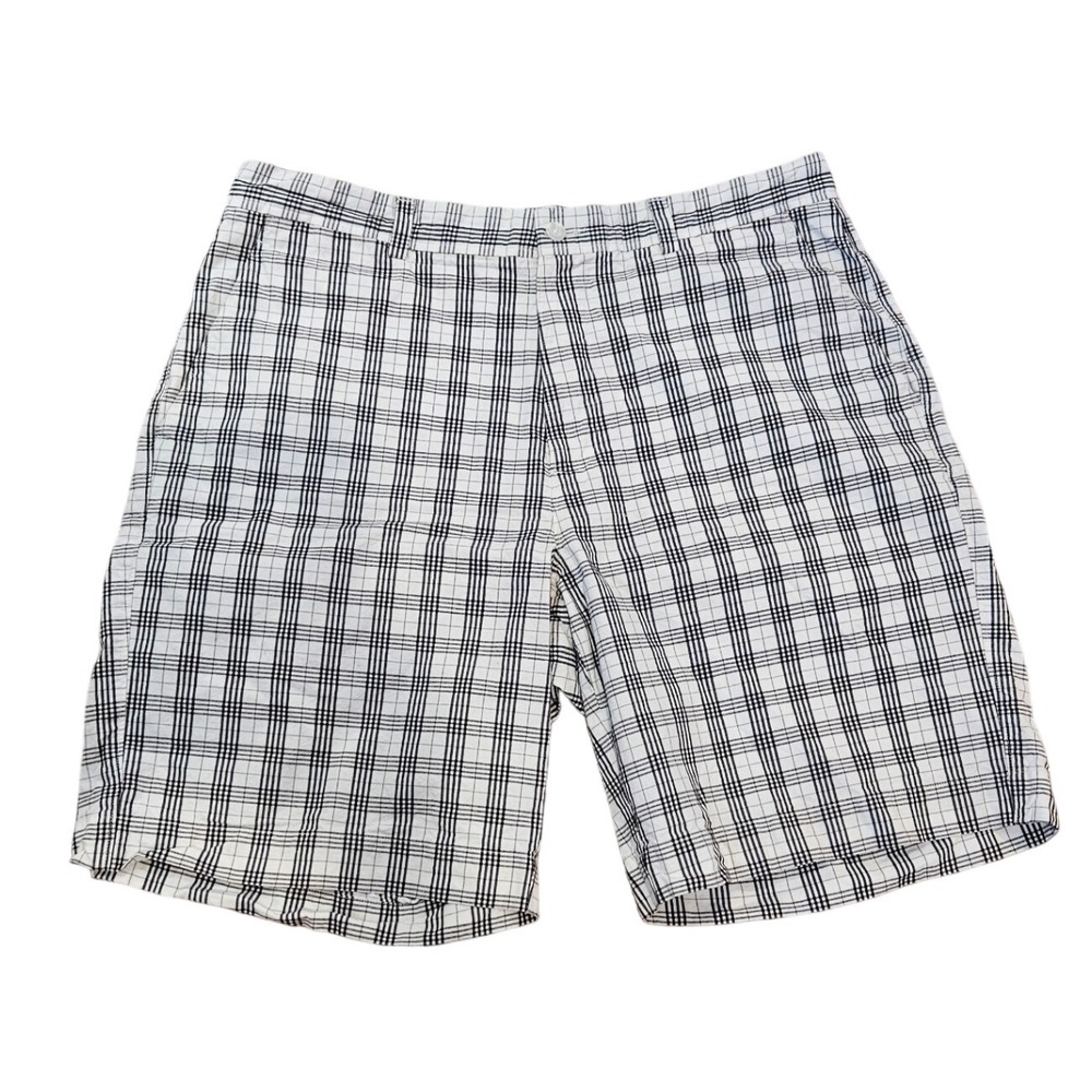 Lyle & Scott Scotland Mens Plaid Golf‎ Shorts Size 36 Casual Everyday